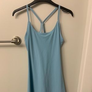Outdoor voices teal blue exercise dress